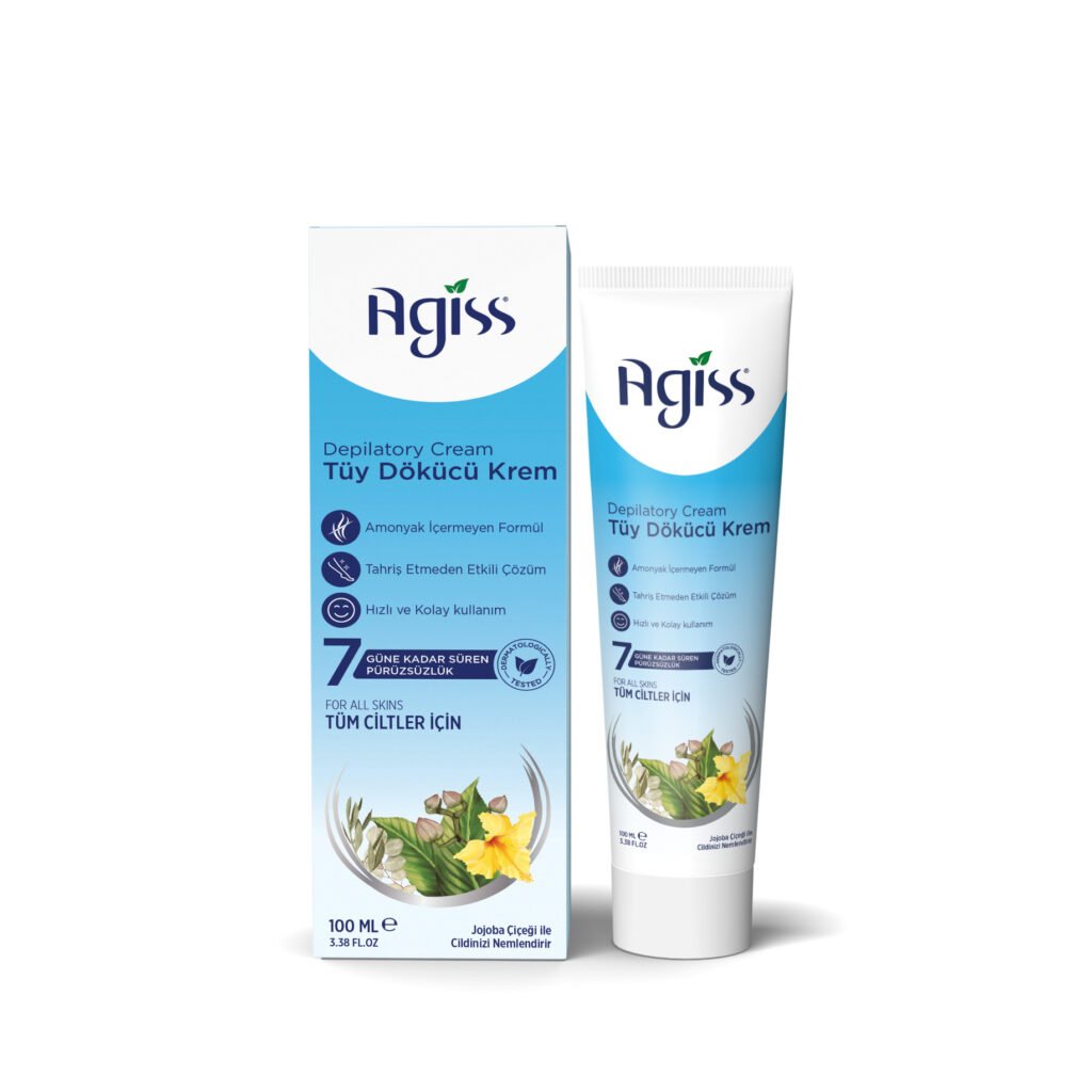 Agiss Depilatory Cream for All Skin Types Blue