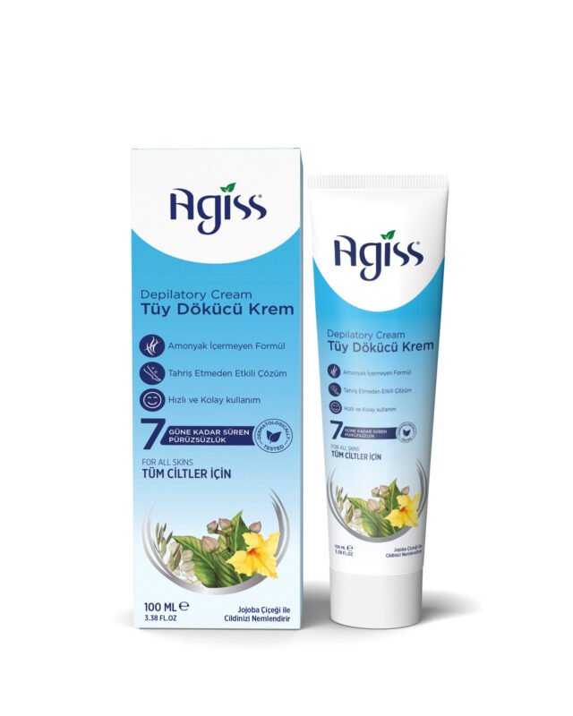 Agiss Depilatory Cream for All Skin Types Blue