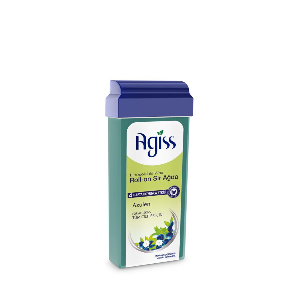 Agiss Depilatory Roll-On Wax Azulen For All Skins - Green