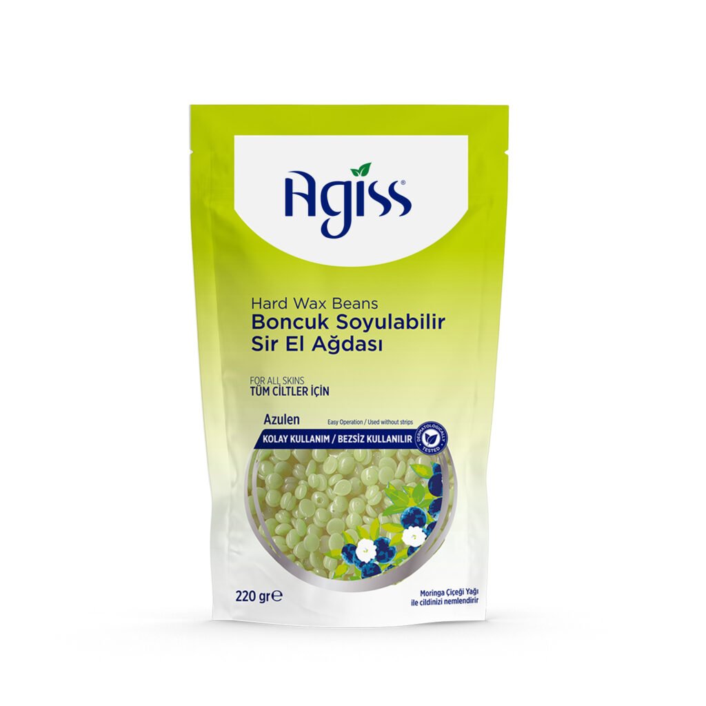 Agiss Hard Wax Beans for All skin types - Green (doypack)