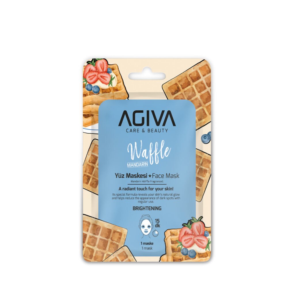 Agiva Care & Beauty Sheet Mask Mandarin Waffle (Brightening)