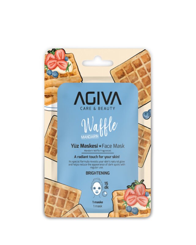 Agiva Care & Beauty Sheet Mask Mandarin Waffle (Brightening)