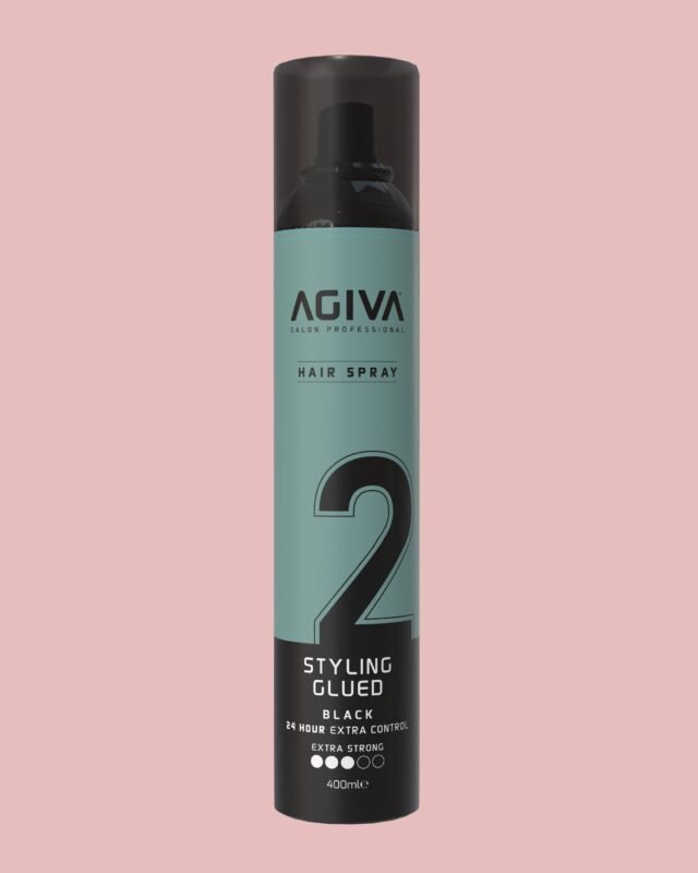 Agiva Hair Styling Spray Extra Strong Black - Glued