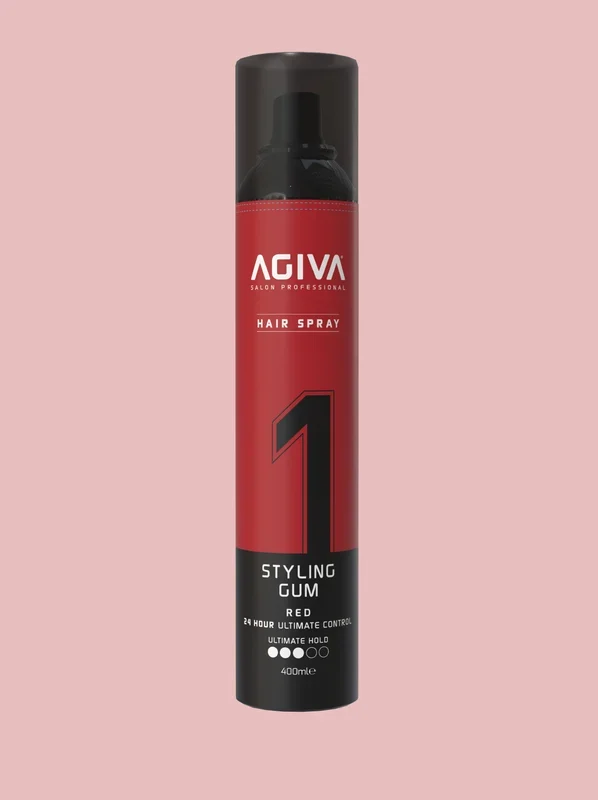 Agiva Hair Styling Spray Gum - Red