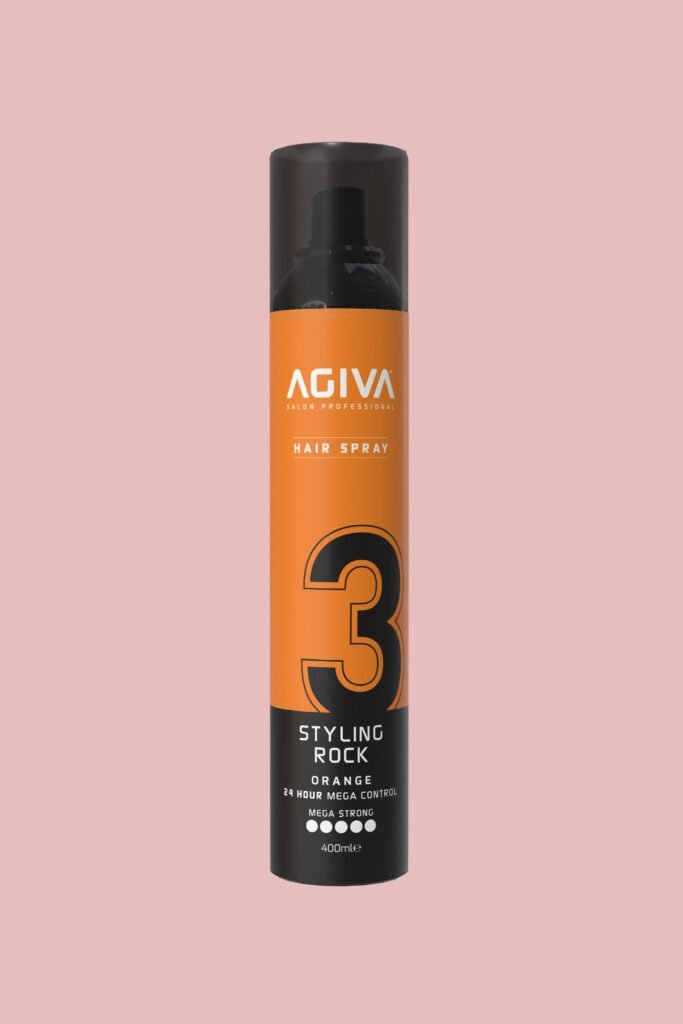 Agiva Hair Styling Spray Mega Strong Orange - Rock