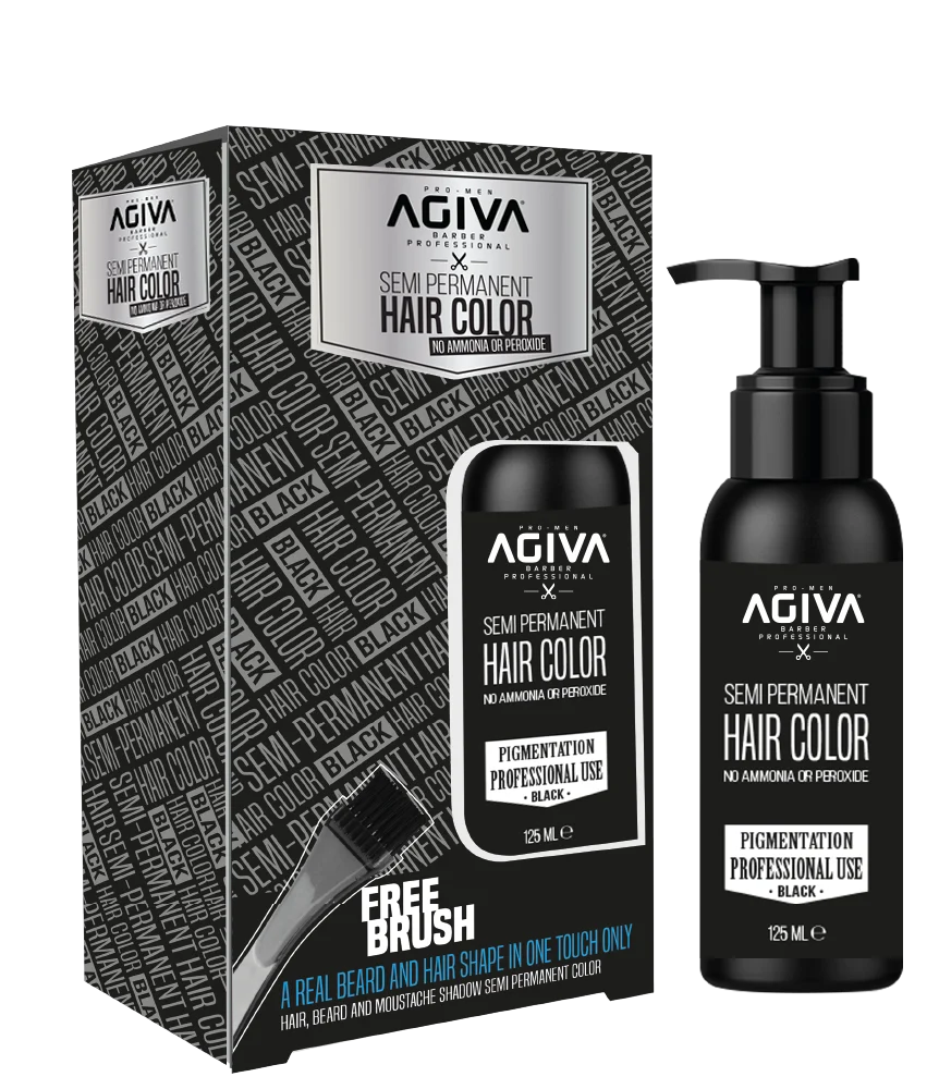 Agiva Semi- Permanent Black Color