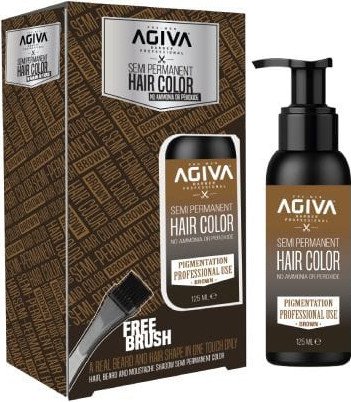 Agiva Semi- Permanent Med-Brown Color
