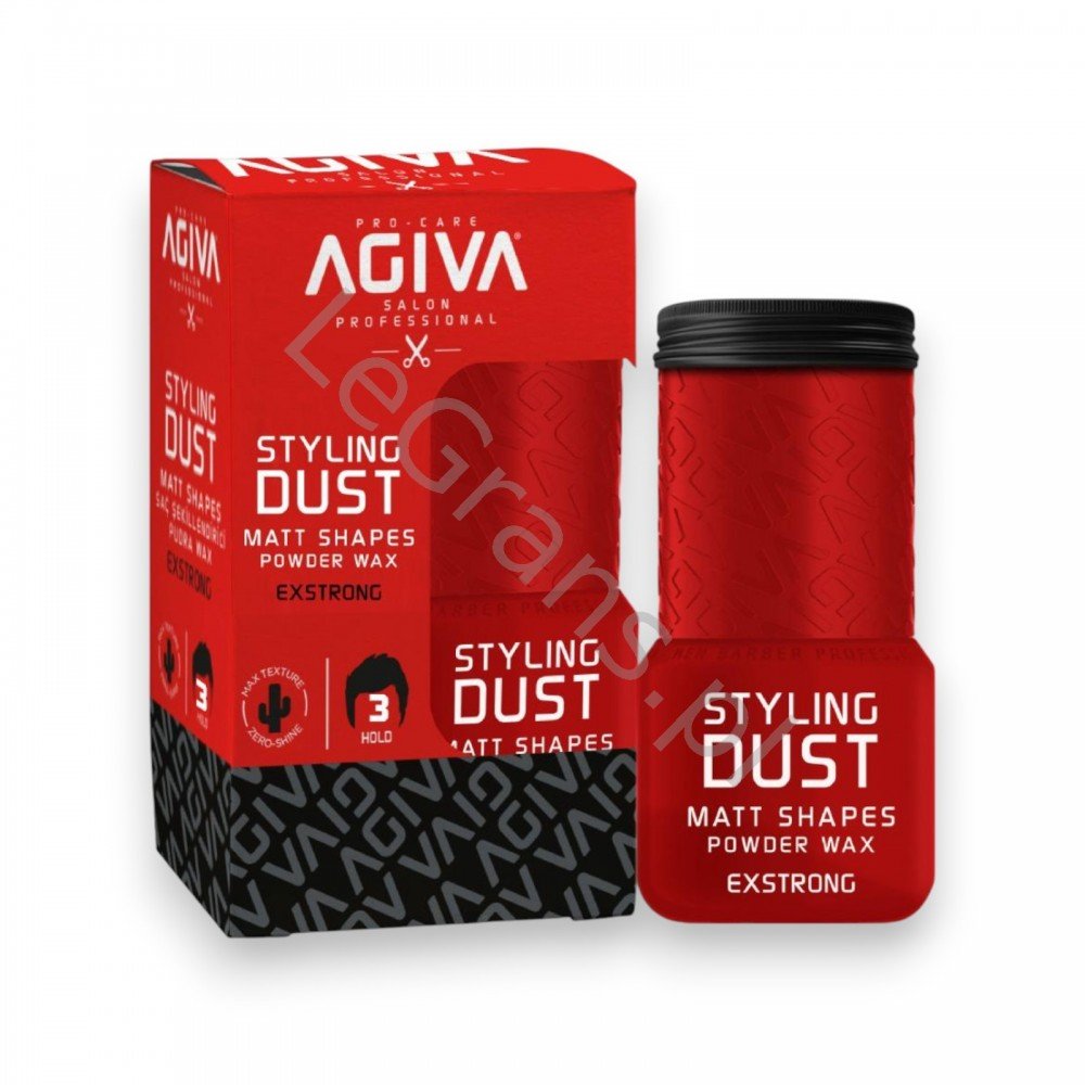 Agiva Styling Hair Powder Wax Exstrong - Red