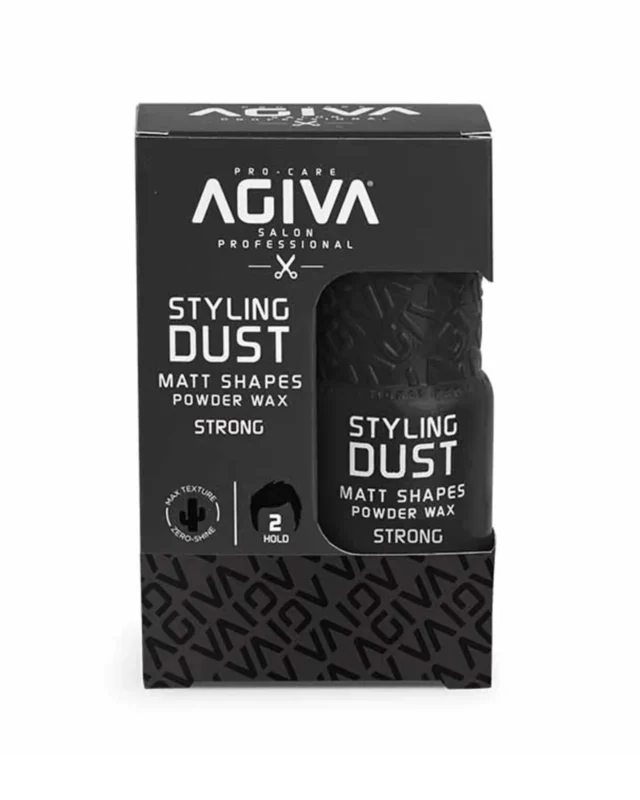 Agiva Styling Hair Powder Wax Strong - Black
