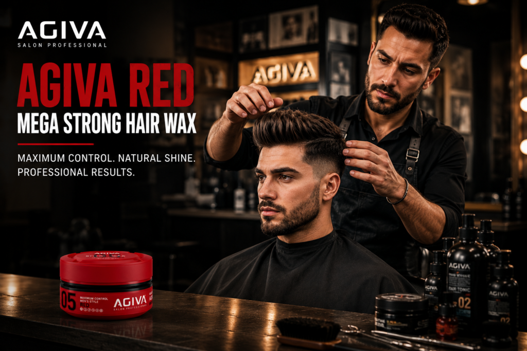 AGIVA Styling Hair Wax Aqua Strong – RED