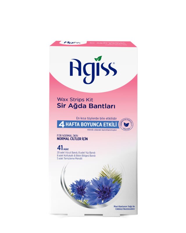 Agiss Wax Strips For Body for Normal Skin Types Pink