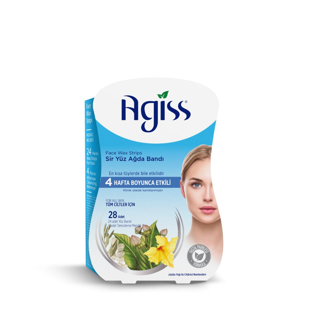 Agiss Wax Strips For Face for All Skin Types Extract Blue
