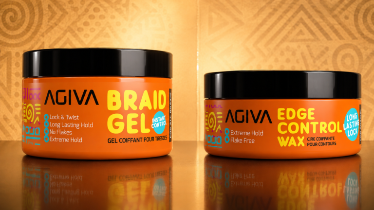 AGIVA braid gel vs edge control for textured hair