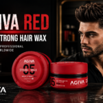 AGIVA Styling Hair Wax Aqua Strong – RED Mega Strong Hair Wax 175ml for Professional Barbers