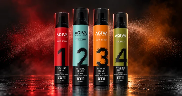 AGIVA professional hair sprays for long-lasting hold